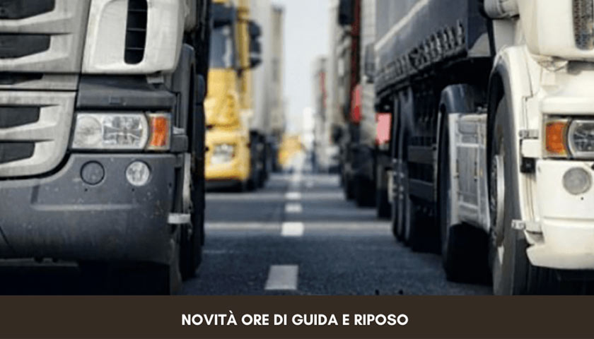 Auto Truck ore di guida e riposo