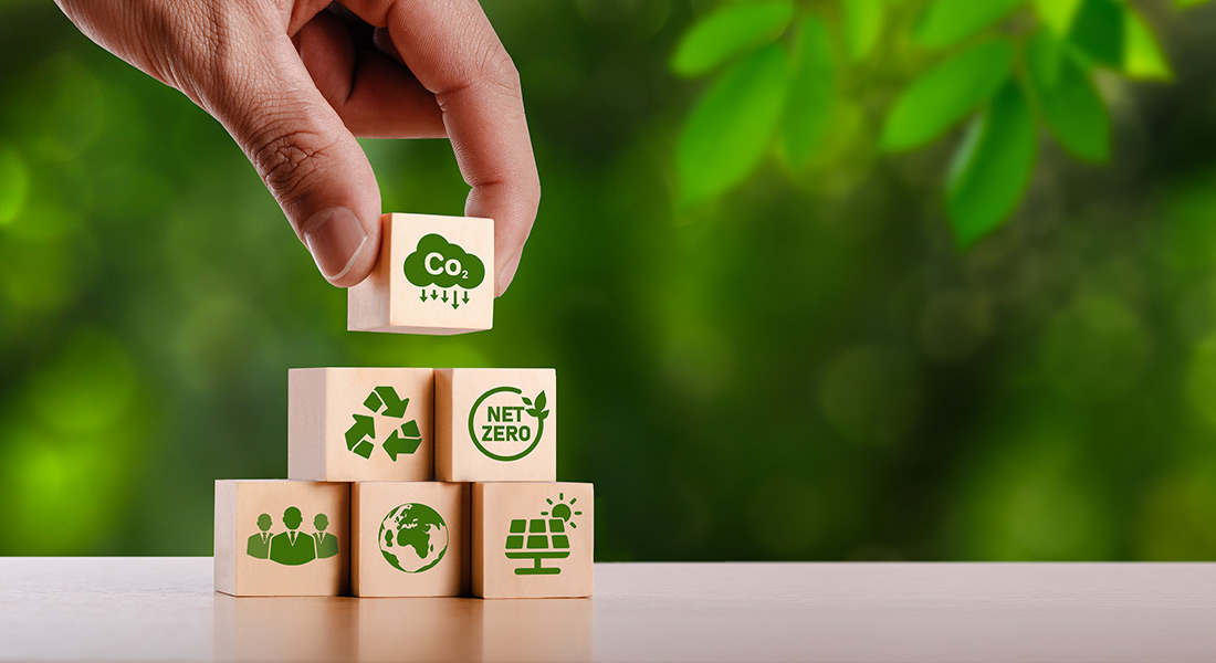 Simboli che rappresentano la sostenibilità